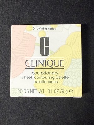 Clinique Sculptionary Cheek Contouring Palette - 04 Defining Nudes- .31oz/9g NIB