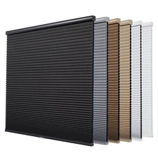 Custom Blackout Cellular Window Shades Cordless Blinds Honeycomb Blinds for W...
