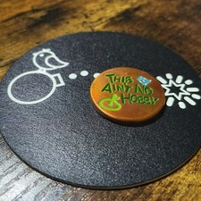 THIS AIN  T NO HOBBY 1.25  Custom Copper Golf Ball Marker 