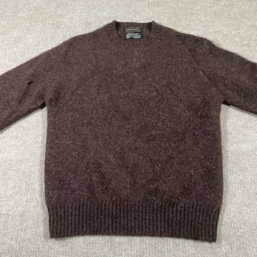 Vintage 70's JC Pennys Sweater Womens Size Large 100% Wool Brown - Picture 4 of 10