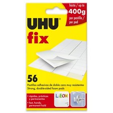 UHU Double Sided Sticky Glue Foam Pads Roll Tape Strong Wall Self Adhesive Packs