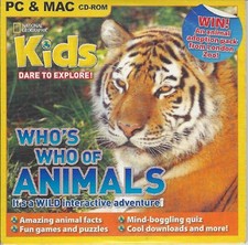 NATIONAL GEO KIDS - DARE TO EXPLORE! - WHO'S WHO OF ANIMALS - PROMO CD-ROM ?