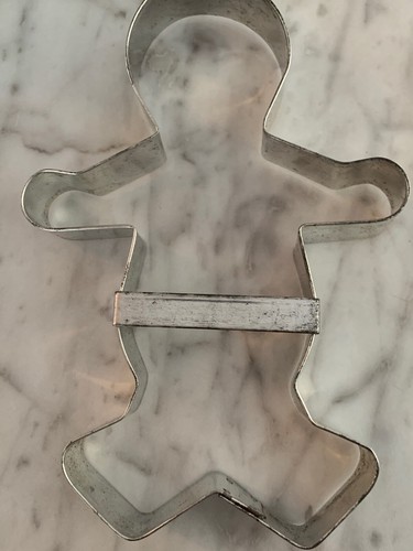 Tagliabiscotti Fox Run grande pane zenzero ragazzo uomo scatola originale 7,5" - Foto 4 di 9