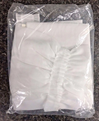 Vintage Sears Panel Curtains Double Rod Pocket Regal Park Problem Solver NOS - Picture 2 of 3