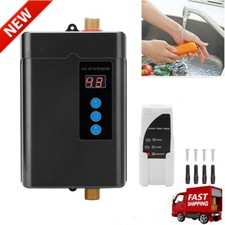 Electric Hot Tankless Water Heater Shower Instant Boiler Kitchen Bathroom 110V