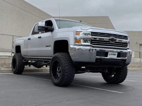 Fit 2015-2019 Chevy Silverado 2500/3500 Chrome LED DRL Projector Headlights Pair - Picture 7 of 7