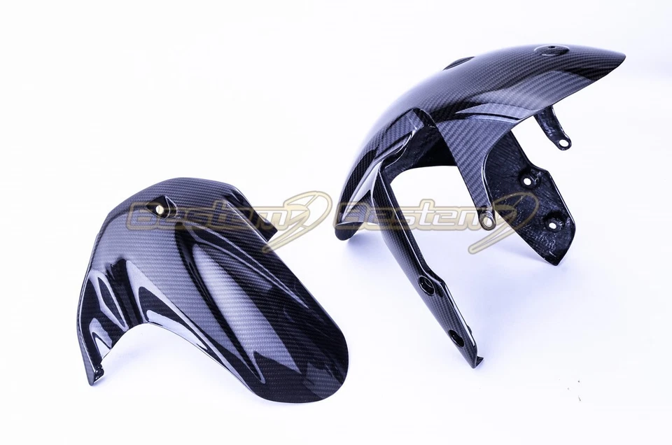 Guardabarros delantero de fibra de carbono 2009-2016 + abrazadera de guardabarros trasero para Suzuki GSX-R1000 Foto 3 de 3