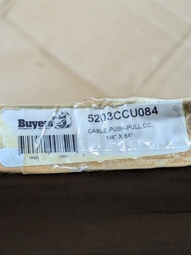 Buyers Products 5203CCU084 Cable,Push-Pull, Cc , 1/4In x 84in - 第 2/2 張圖片