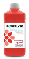 POWERLYTE Electrolyte Solution Hydration Sports Drink - (Strawberry) 4 Pack