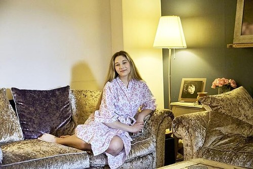 Women's Dressing Gown, Soft Poly Cotton Robe Loungewear and Sleepwear - Picture 9 of 18