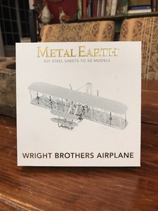 metal earth wright brothers airplane