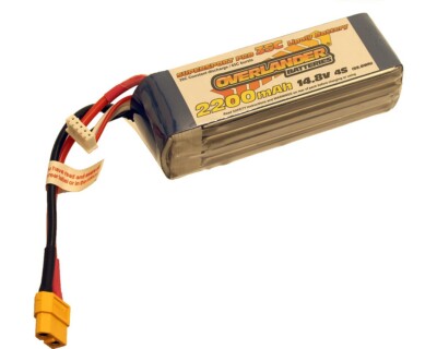Go Kart Overlander 2200mah 14,8v 4S 35c Supersport Pro Lipo Akku Unirpro