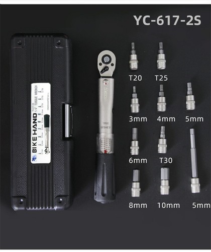 Profi Fahrrad Bike 2-24NM Drehmomentschlüssel Inbusschlüssel Werkzeug Steckschlüsselsatz Kit - Bild 2 von 6