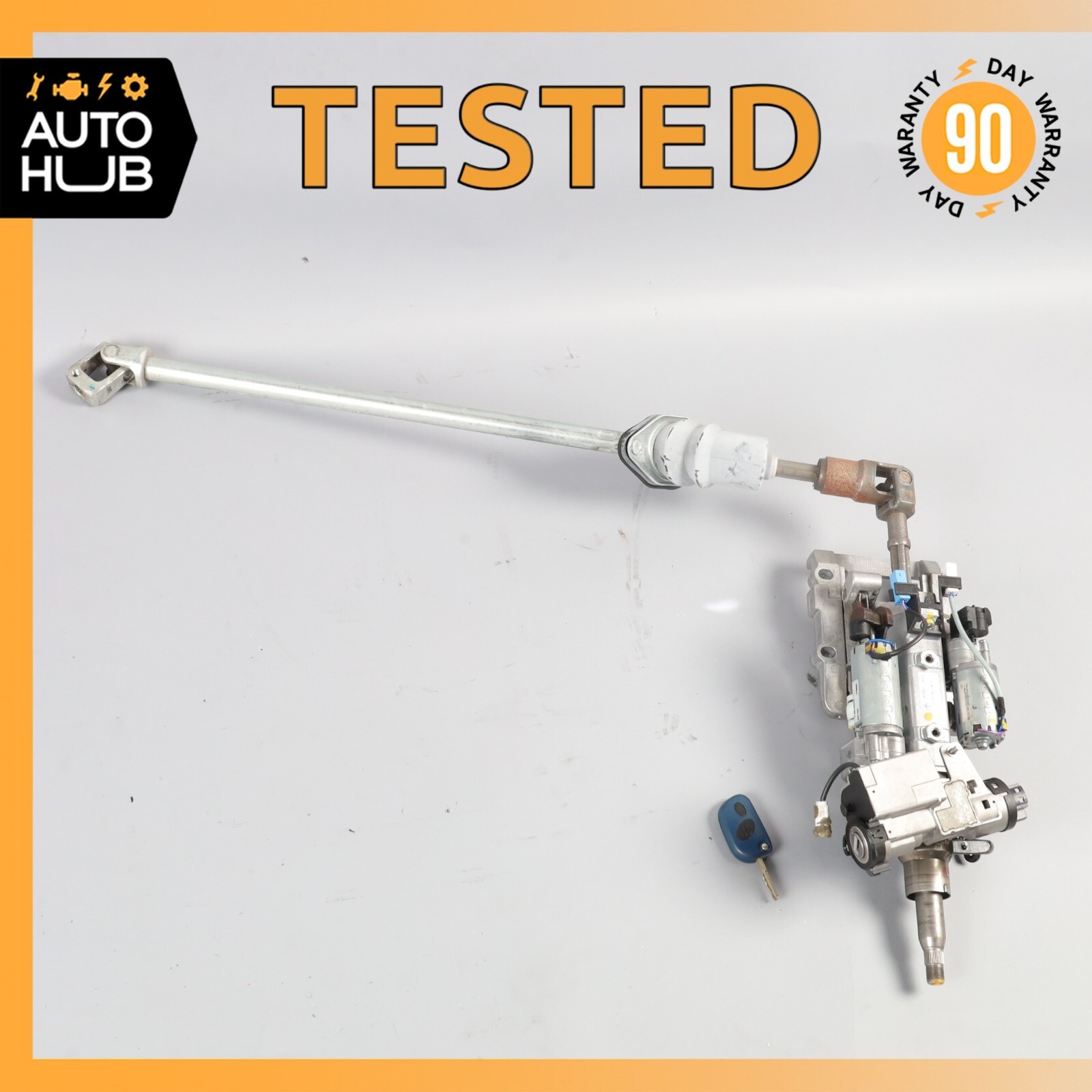 08-19 Maserati GranTurismo GranCabrio M145 Steering Wheel Column w/ Key OEM