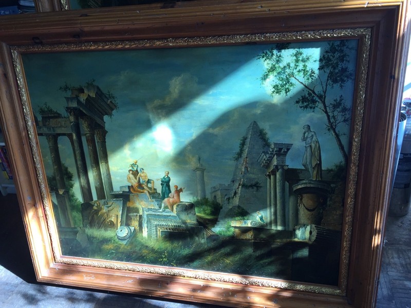HUGE Framed Painting 4 ft. X 5 ft.