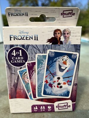 Shuffle Disney Frozen II 4-in-1 Kartenspiel 12er-Pack 108547998, neu im Karton.