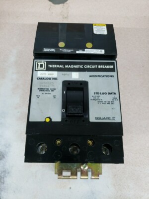 1) Square D Q232225 225 Amp I Line - 240V 3 Pole Circuit Breaker