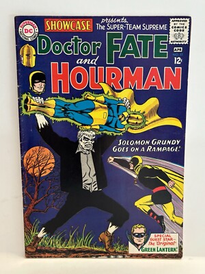 Vintage 1965 DC Comic Book: Showcase Super Team #55 Doctor Fate & Hourman Grundy