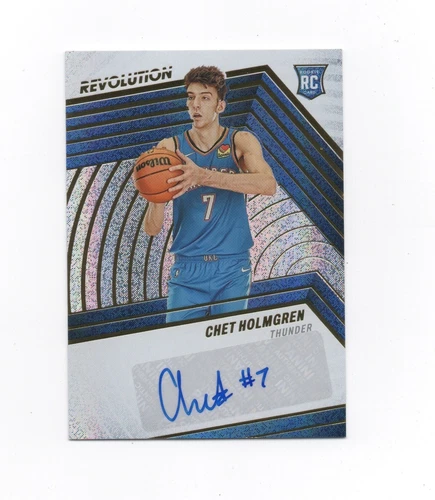 Chet Holmgren 2022-23 Panini Revolution Rookie Auto RC #RA-CHG OKC Thunder