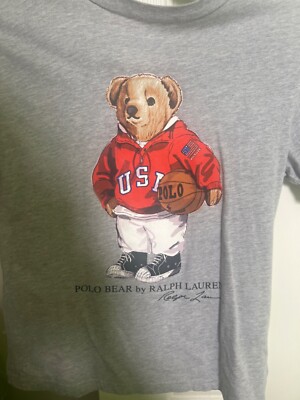 Polo Bear by Ralph Lauren basketball polo bear tshirt boys small
