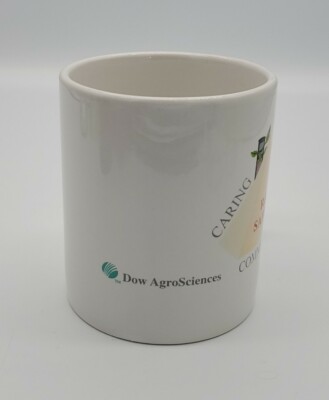 DOW AgroSciences Coffee Mug R&D SAFETY CARING KNOWLEDGE COMMITMENT Agricultural 