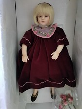 Vtg. " HALLIE " BY PAULINE. 12" Porcelain Doll. Limited Edition. GUC/BOX.