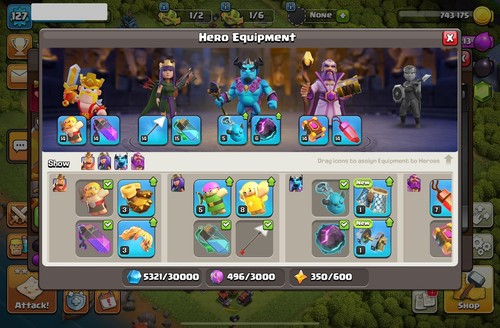 TH12 RUSH BASE . Heroes (48/47/337/35).IOS/ANDROID. Very Cheap. - Picture 5 of 7