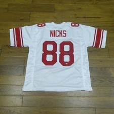 Hakeem Nicks Signed NY Giants Football Jersey Size XL 