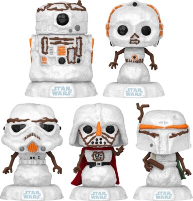 Funko Pop! C-3PO Bonhomme De Neige – Star Wars Holiday, Figurine Vinyle 9,5 Cm, Collector