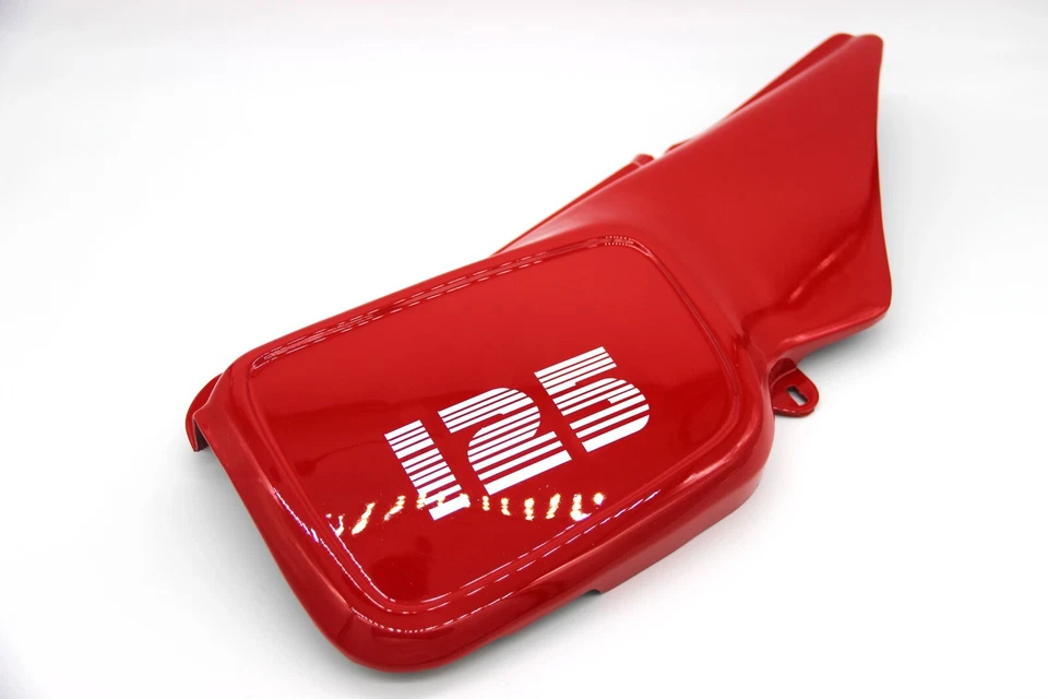 Juego de paneles de cubierta lateral rojo LH RH para Suzuki Ts125 Er Foto 4 de 4