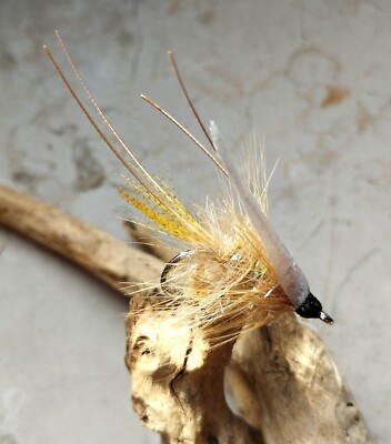 Gilchrist Fliegen. 3 x TAN SHRIMP.  Hakengröße 6