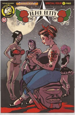 BLACK BETTY #1 - HALLOWEEN COMICFEST VARIANT - ACTION LAB ENTERTAINMENT