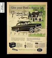 1954 Genuine Ford Parts Car Parts Vintage Print ad 17175