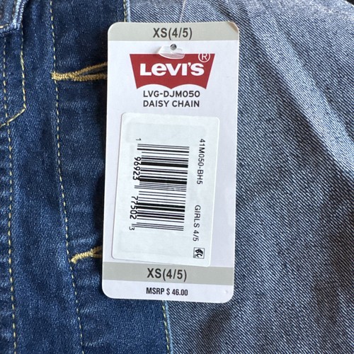 Levi's Girls Denim Jacket Size XS (4/5) Daisy Chain NEW - Picture 4 of 5
