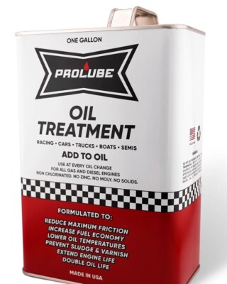 Prolube Oil Treatment 1 Gal, Increased HP, Engine Reliability Oil Additive