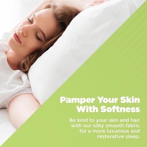 Natural Pillow Cover - Enclosed Sleeve Style Hypoallergenic Bed Pillow Case - Afbeelding 14 van 76