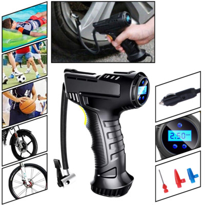 LCD Elektrische Akku Luftpumpe 150 PSI Auto Reifen Druckluft Fahrrad Kompressor