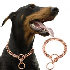 Stainless Steel Puppy Dog Pet Choke Collar Metal P Chain Slip Training Choker