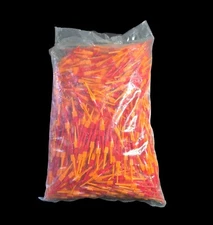 ( QTY 100 )  M81969-14-10 Plastic Insertion Extraction Tool Red/Orange