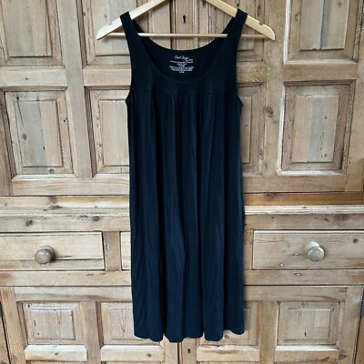 Cool Days by Soma XS Black Sleep Dress Tank Top Bamboo 