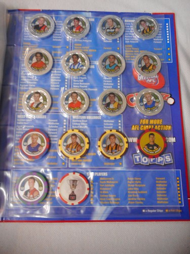 #EE. JUEGO (198) 2009 AFL CHIPZ TAZOS EN CARPETA - COMPLETO CON TODAS LAS ESPECIALES - Imagen 11 de 12