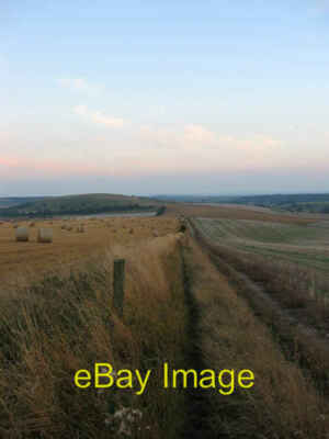 Photo 6x4 Bridleway, Sullington Hill Heading southwards to join another a c2013