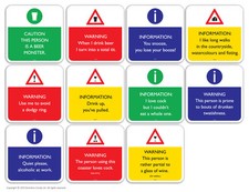 Brainbox Candy Warning drinks beer mat coaster funny rude joke gift present