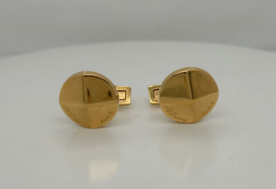 S.T. Dupont 3D Round Logo Men's Cufflinks | eBay