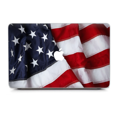Skin Itsaskin Pour MacBook Pro 15″ Retina – Rouge Drapeau Américain Et Badge