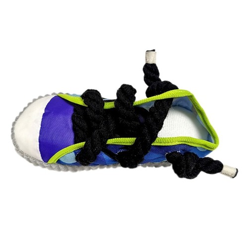 Dogs Soft Chew Toy Pet Squeaky Toy Plush Teething Shoe Boredom Pet Dogs Rope Toy - Picture 12 of 13