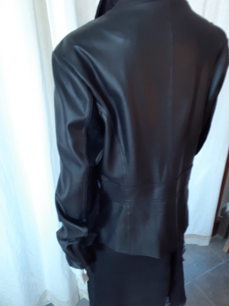 Liverpool Moto Jacket Sz L - Front Python Pattern… - image 6