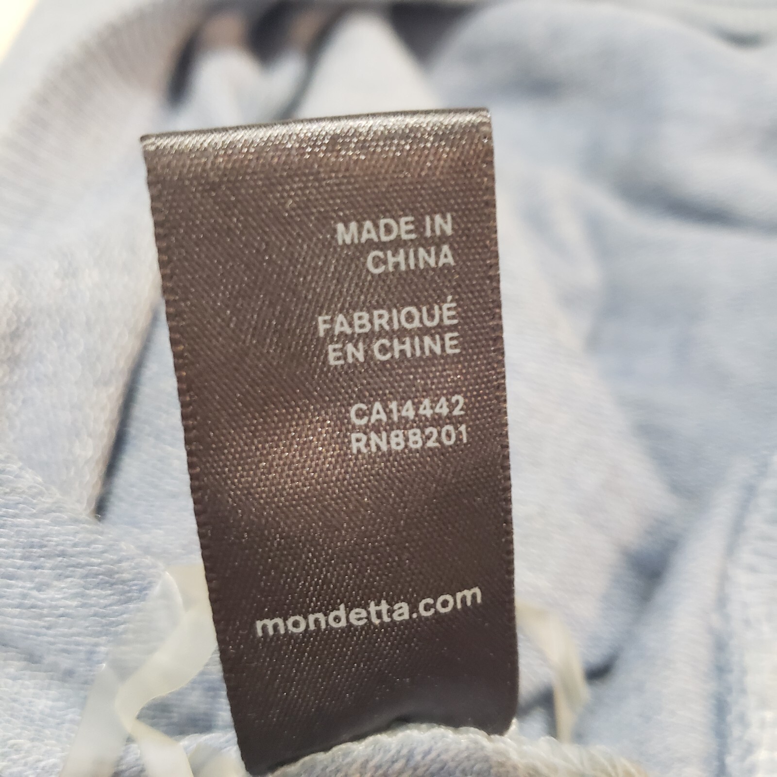 Mondetta Open Zip Back Pullover Long Top Heather … - image 9