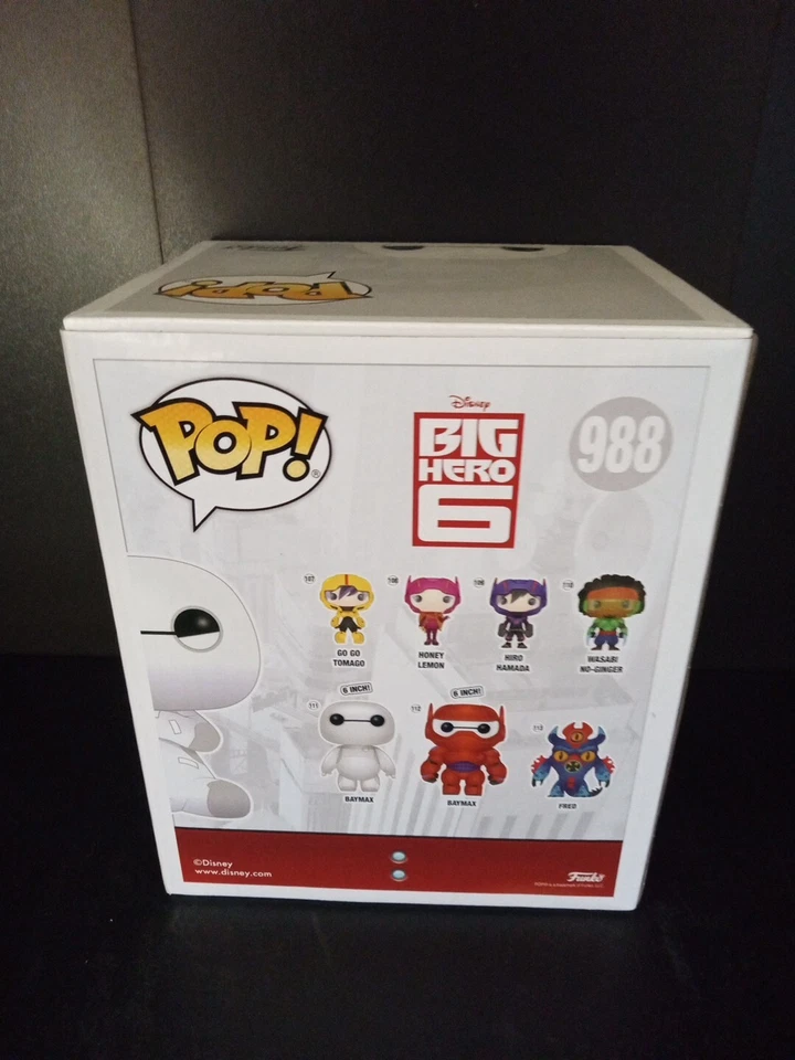 Funko POP! Figura Vinilo Disney Big Hero 6 Baymax con Mochi #988 Nueva Foto 3 de 4