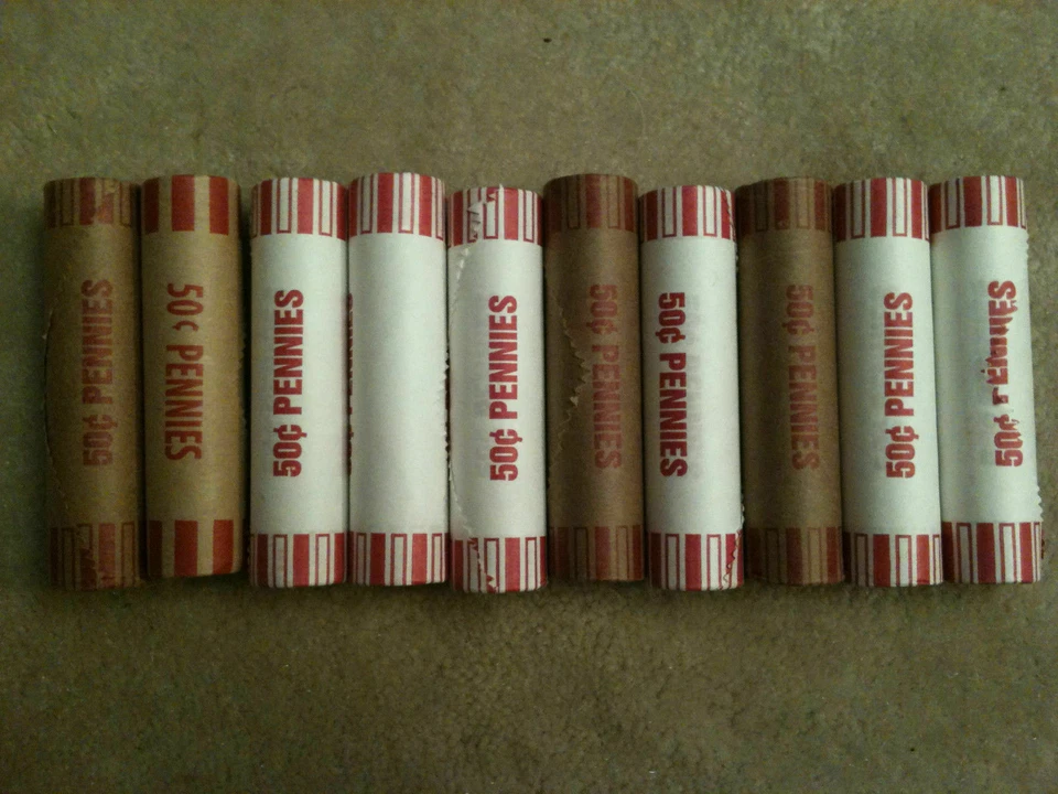 8 Unc. Rolls 2009 Penny P&D Full Set Lincoln Cent Bicentennial LP1, LP2, LP3 LP4 - Image 3 of 3